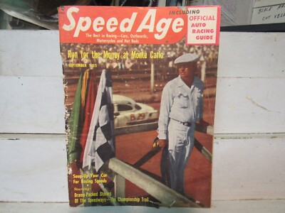 SPEED AGE Magazine SEPT 1955; TRUE STORY OF THE LeMANS DISASTER