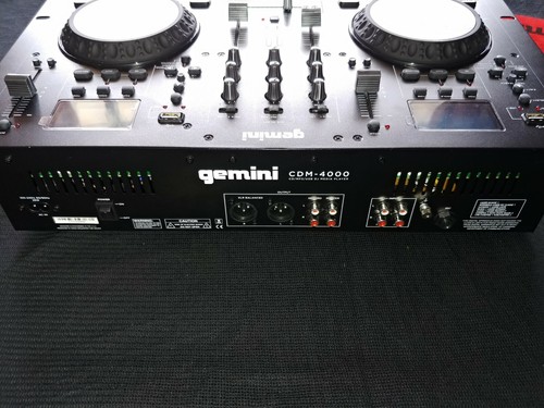 Gemini CDM-4000 DJ Double Deck Controller