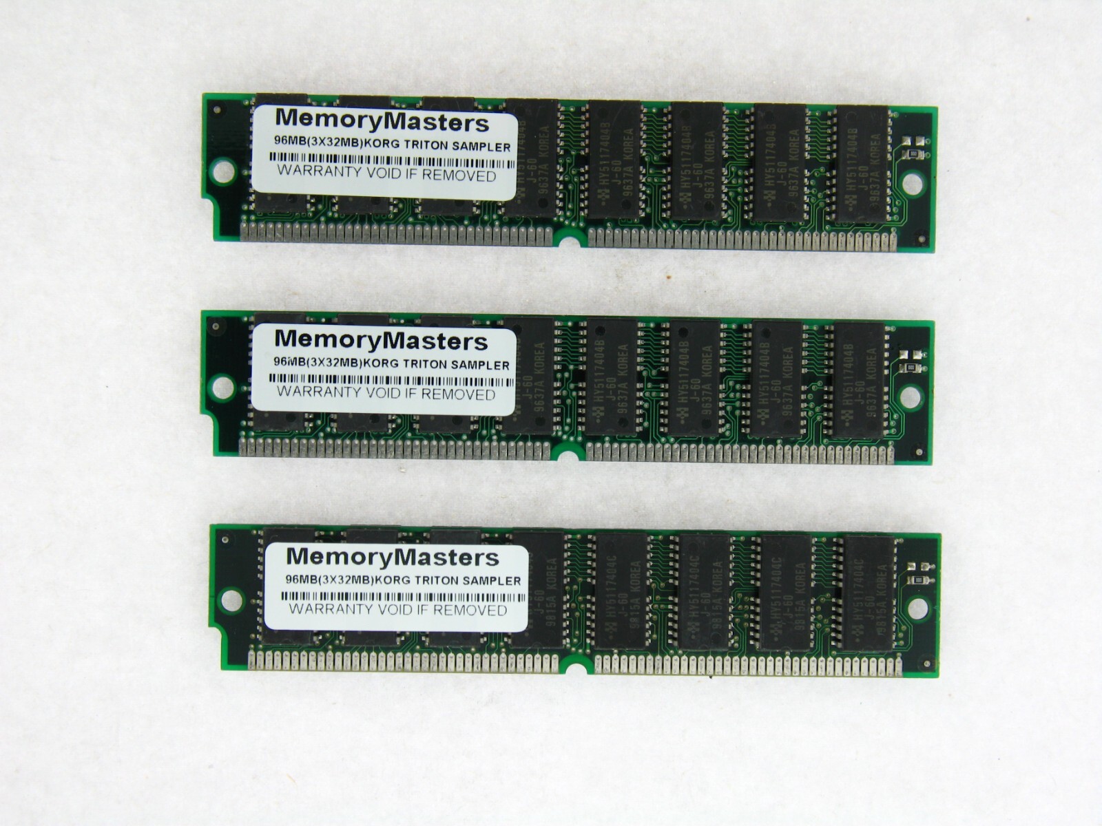 96MB 3x 32MB Memory Ram Kit Korg TRITON Extreme Le PRO PROX