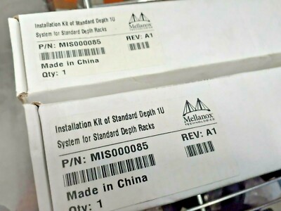 *NEW* (1 complete kit) Mellanox MIS000085 (REV: A1) Rack / Rail 1U Install Kit