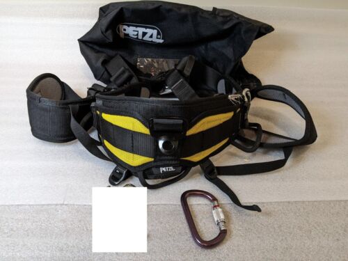 Petzl Navaho Safety Harness - Fits waste size 31-55 + Carabiner