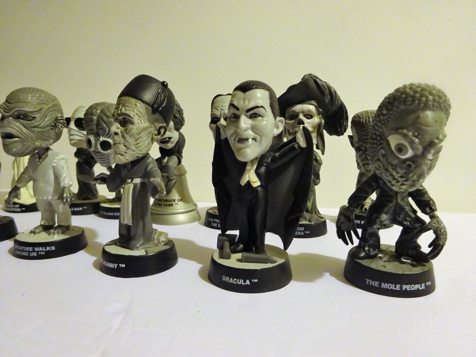 Universal monsters Little Big Heads Silver Screen Edition Lot of 13