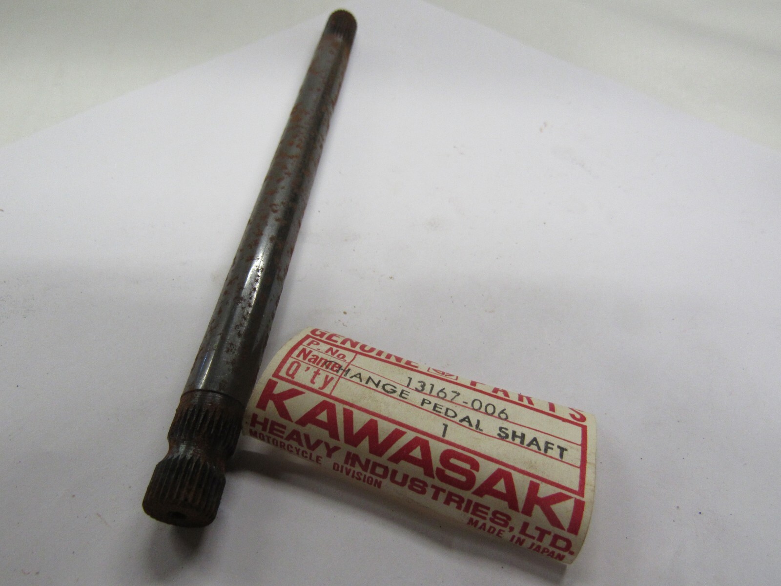 キャップ Kawasaki NOS NEW 13167-006 Gear Change Pedal Shaft G3 G31M