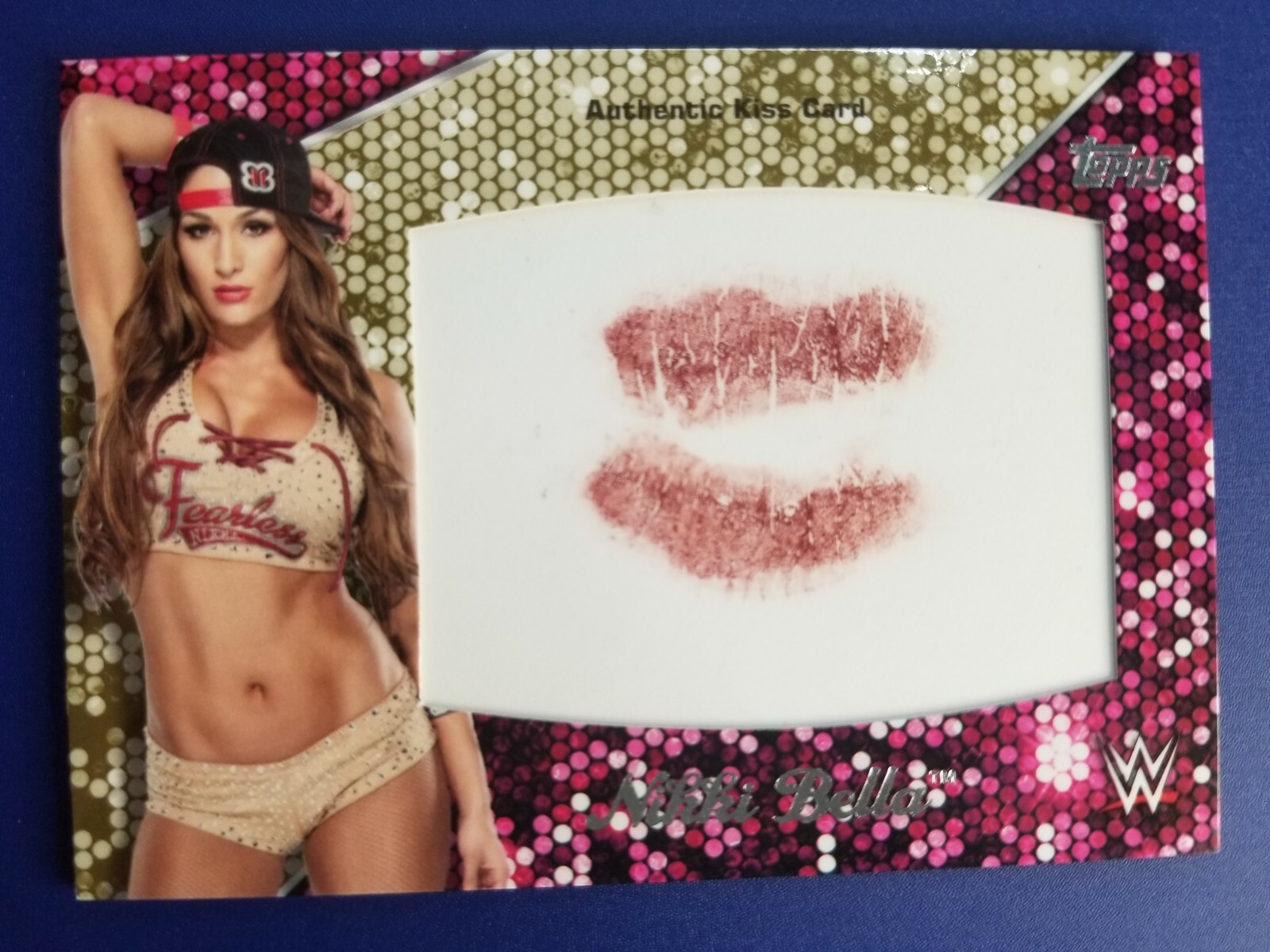 ニッキー　ベラ　キスカード　1/1 TOPPS WWE ニッキー ベラ キスカード 1/1 TOPPS WWE