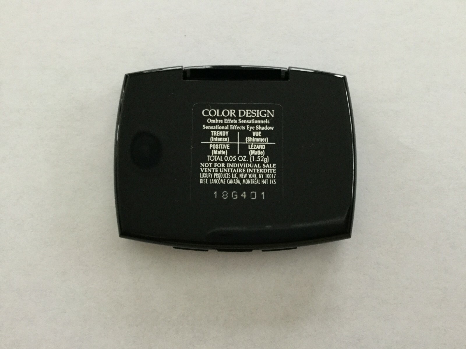 Lancome COLOR DESIGN EYESHADOW QUAD-Trendy/Vue/Positive/Lezard NEW