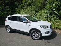 2018 68 FORD KUGA 2.0 TDCI ECOBLUE ZETEC AWD 4X4 WHITE 1 OWNER EX POLICE