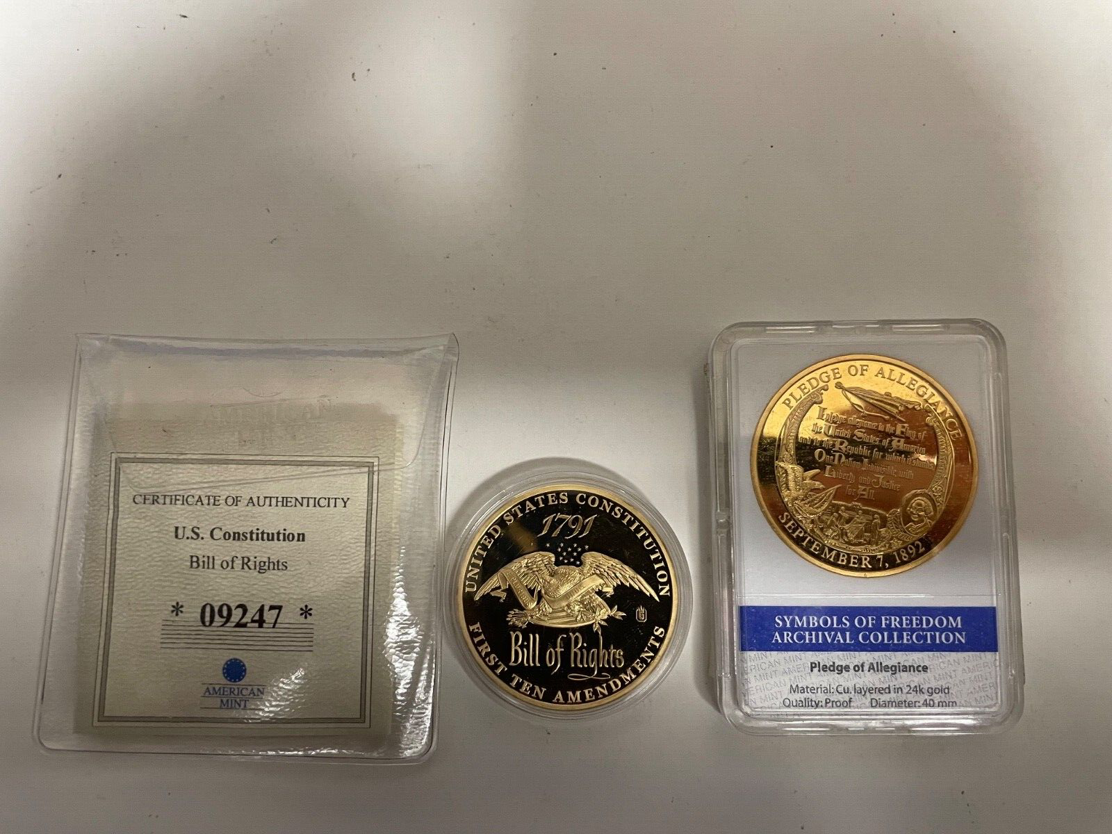 Symbols of Freedom Archival Collection American Mint Gold