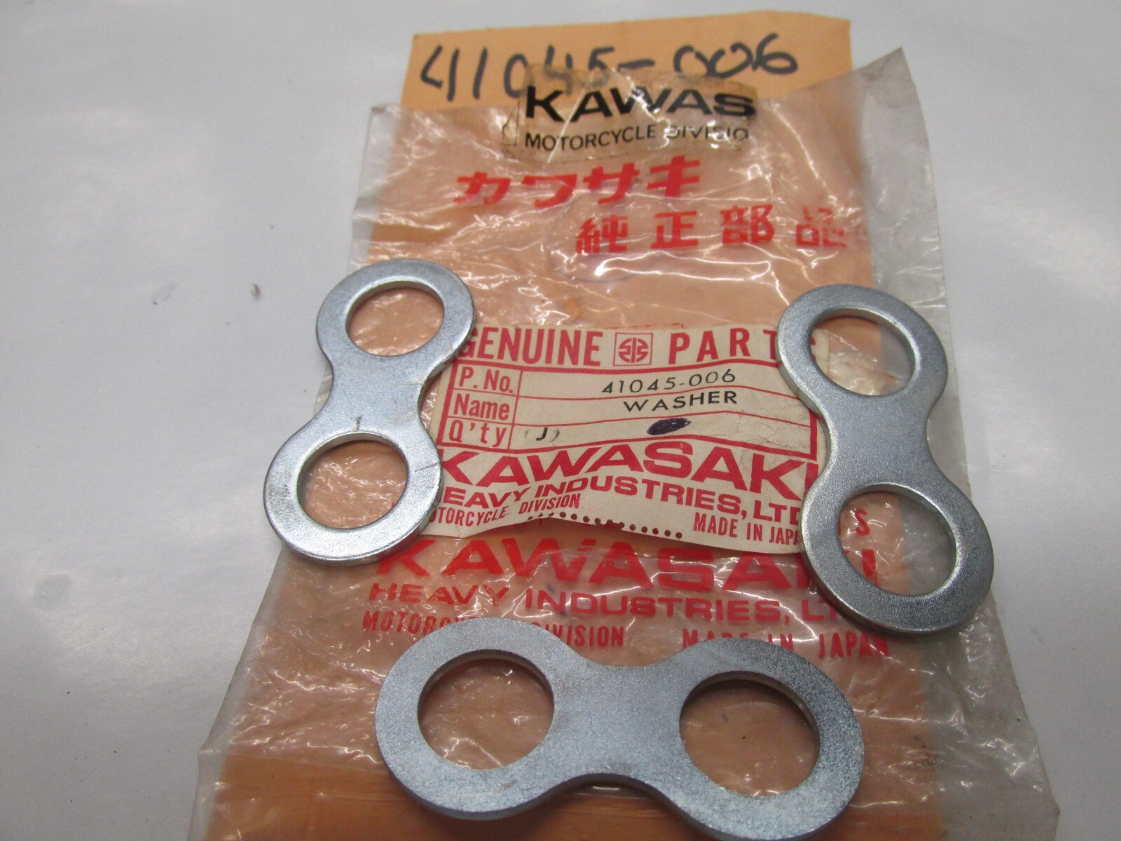 Se Kawasaki NOS NEW 41045-006 Brake Shoe Washer Z1 H1 H2 KH KZ
