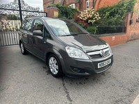 2013 Vauxhall Zafira 1.6i [115] Exclusiv 5dr MPV Petrol Manual