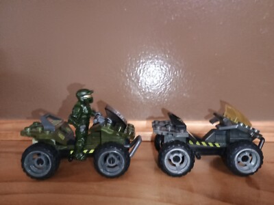 Lot of 2 Halo mega bloks construx mongoose from UNSC Mongoose and Battlescape