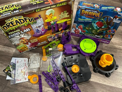 Vintage DOCTOR DREADFUL FREAKY FOOD LAB + NIB Organ Grinder 🔥 | eBay