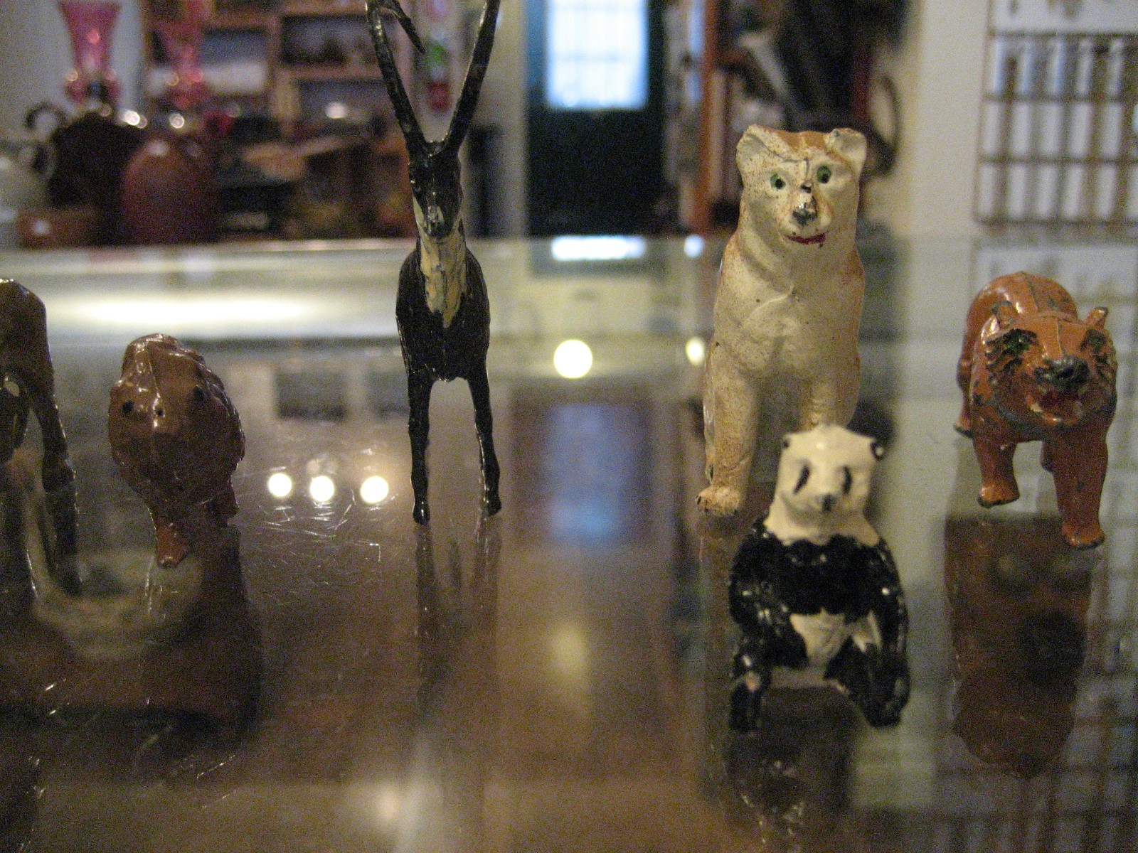 Vintage 54mm Zoo Figurines - 9 Pieces