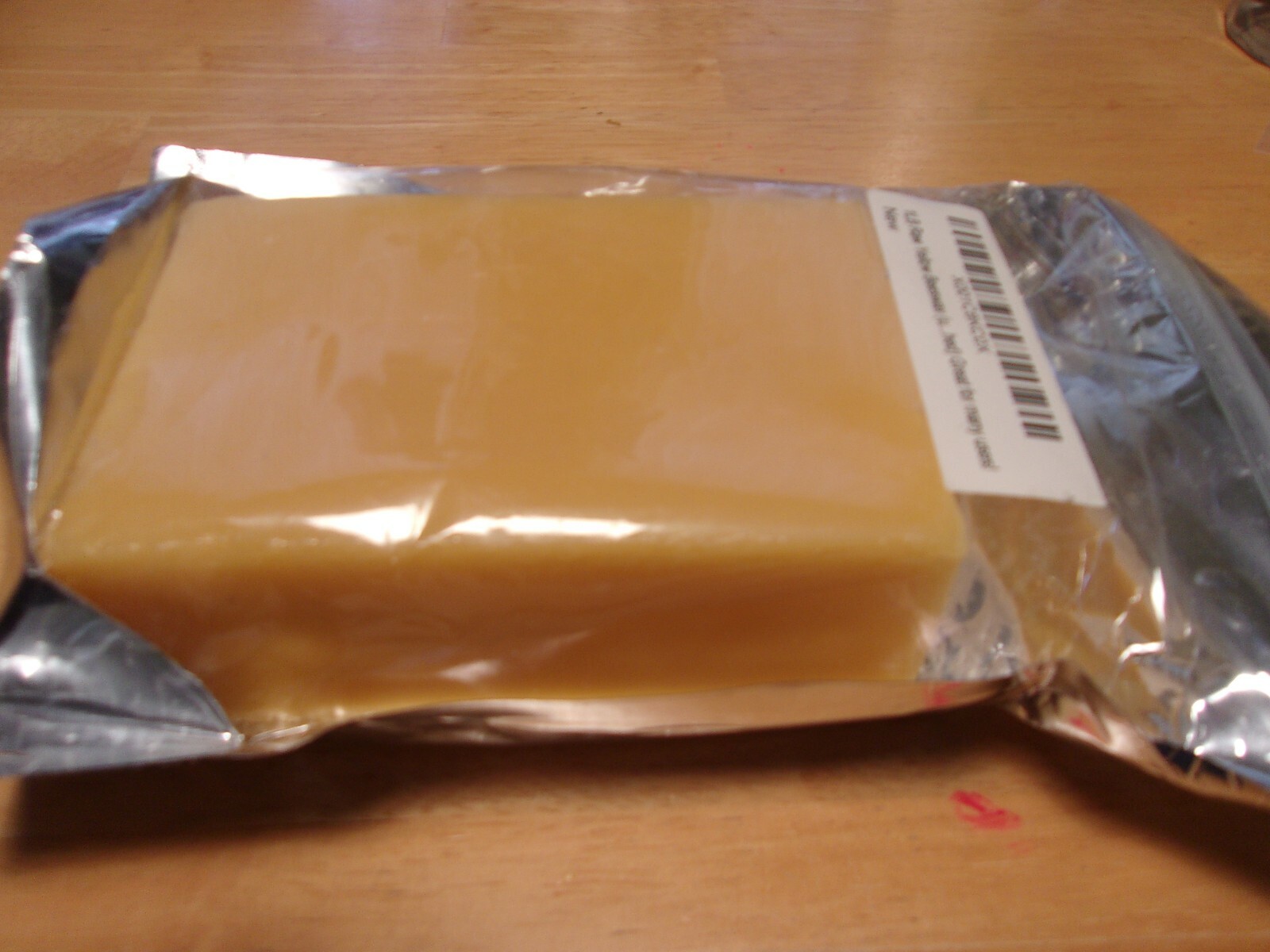 1 LB. Block Raw Yellow Beeswax