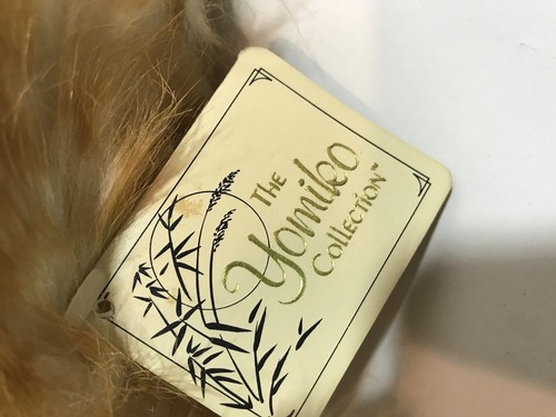 Vintage Yomiko Plush Dog Russ Puppy Pomeranian Toy Therapy Stuffed animal Tags