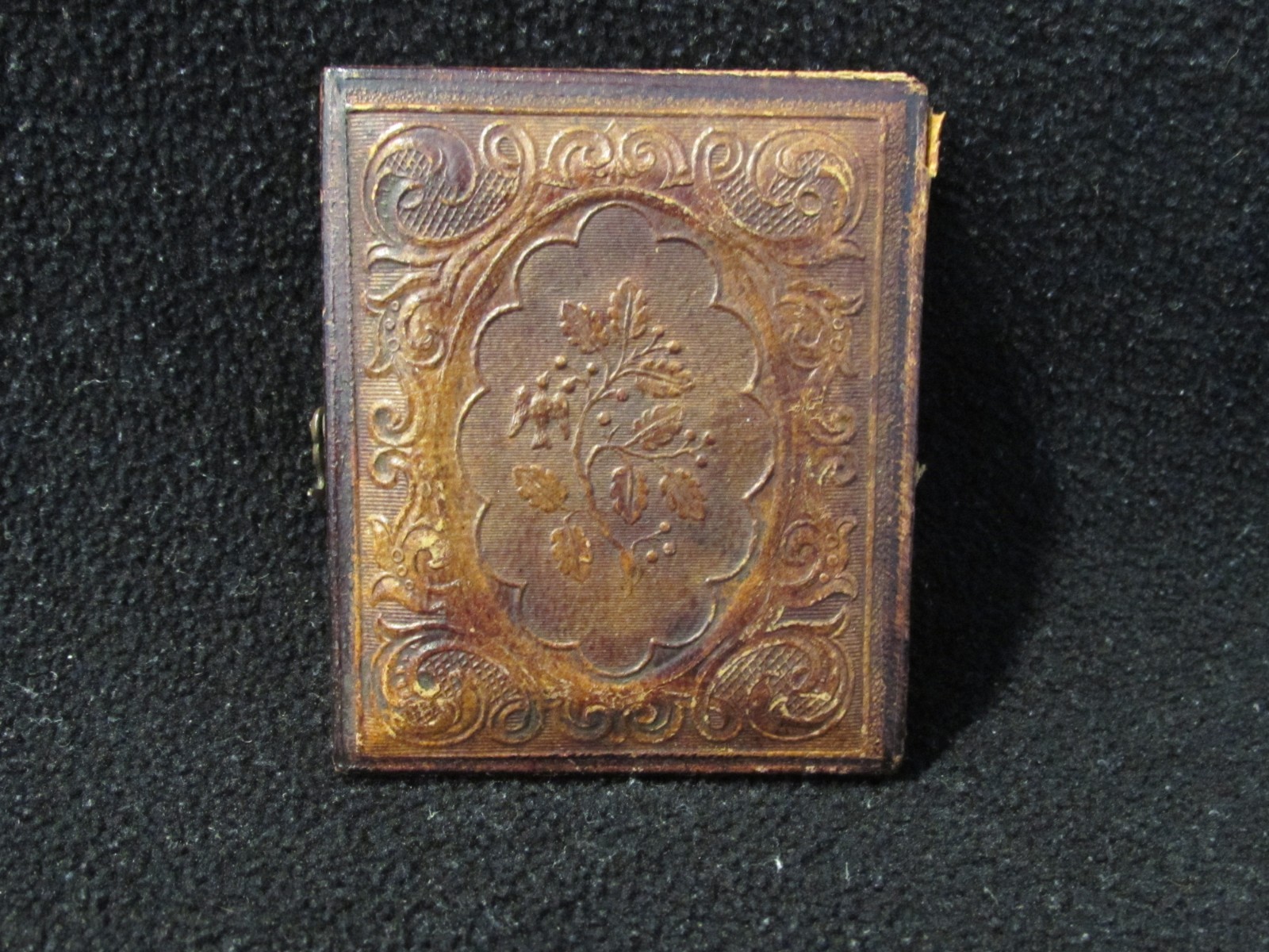 Antique Ambrotype in Half Case w/Brass Insert South Carolina Gentleman