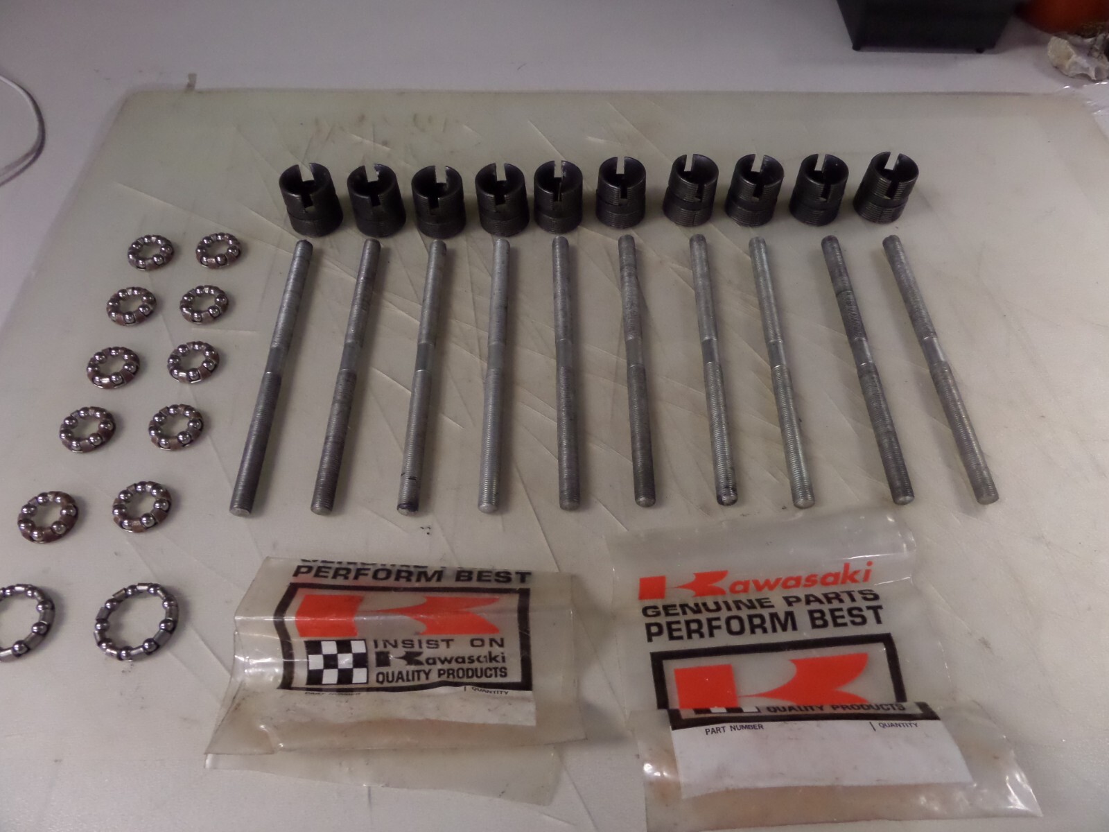 その他 1969 qqffhab NOS Kawasaki OEM Vintage Motorcycle Parts Bearing Stud And