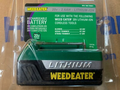 20v 2.6ah Lithium-ion Battery 966709801 Weedeater Cordless Tools