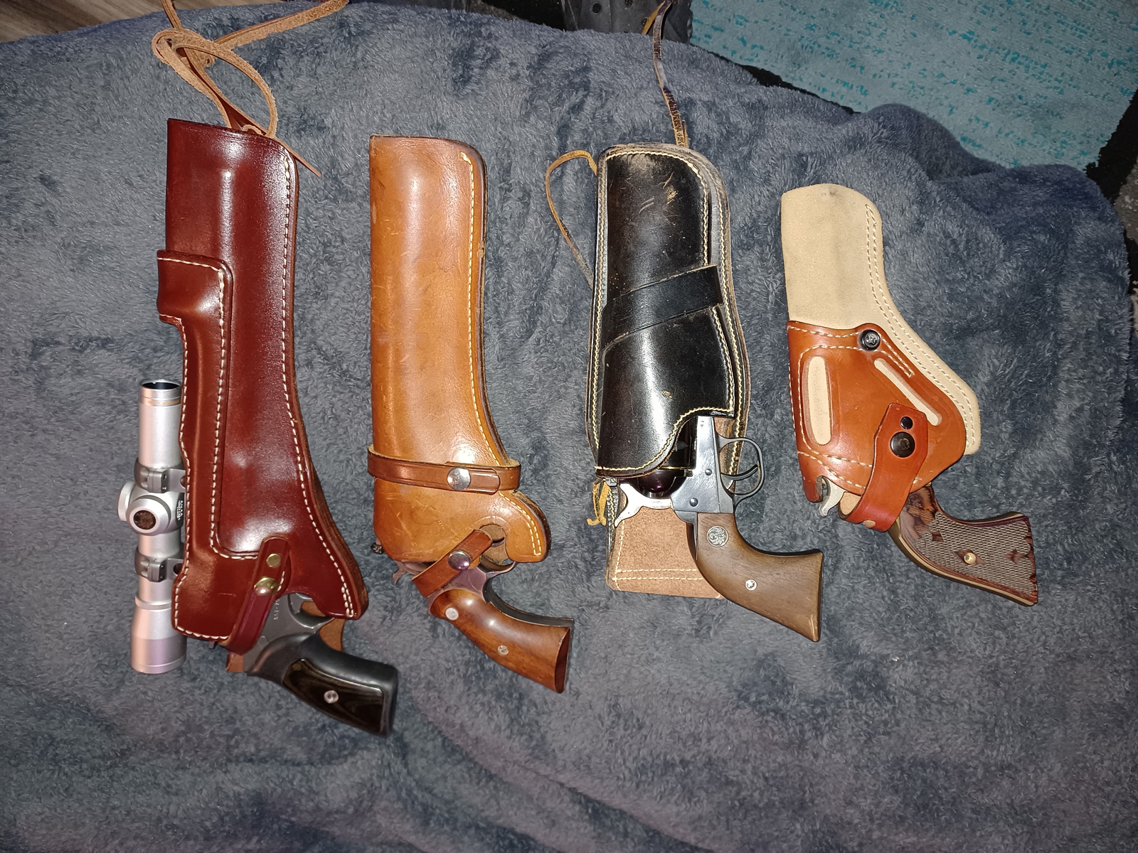 Leather Holster For Scoped Ruger Super Redhawk 9.5" Barrel 8510 eBay