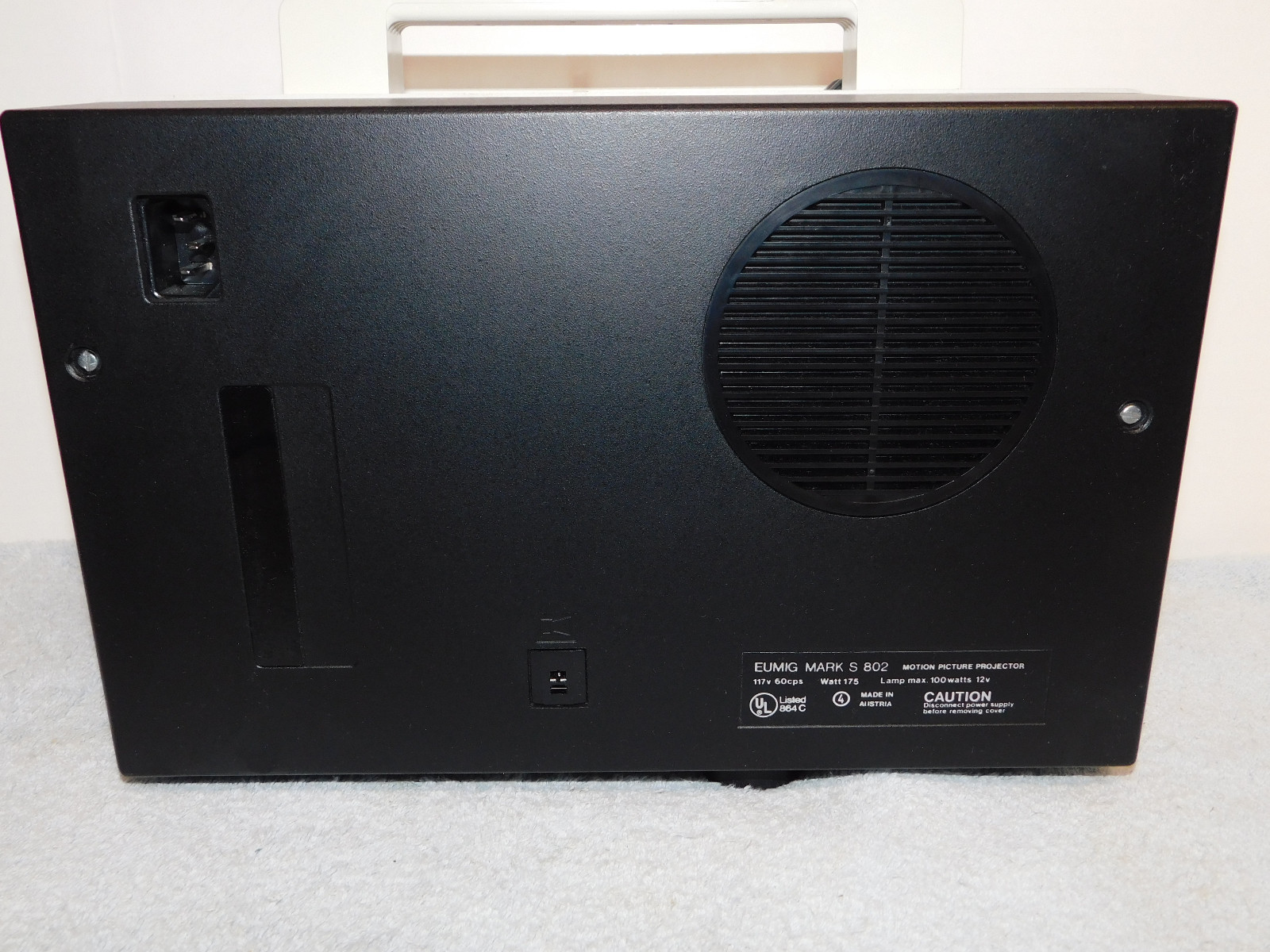 Eumig Mark S 802  Single 8/Super 8 MM Sound Movie Projector