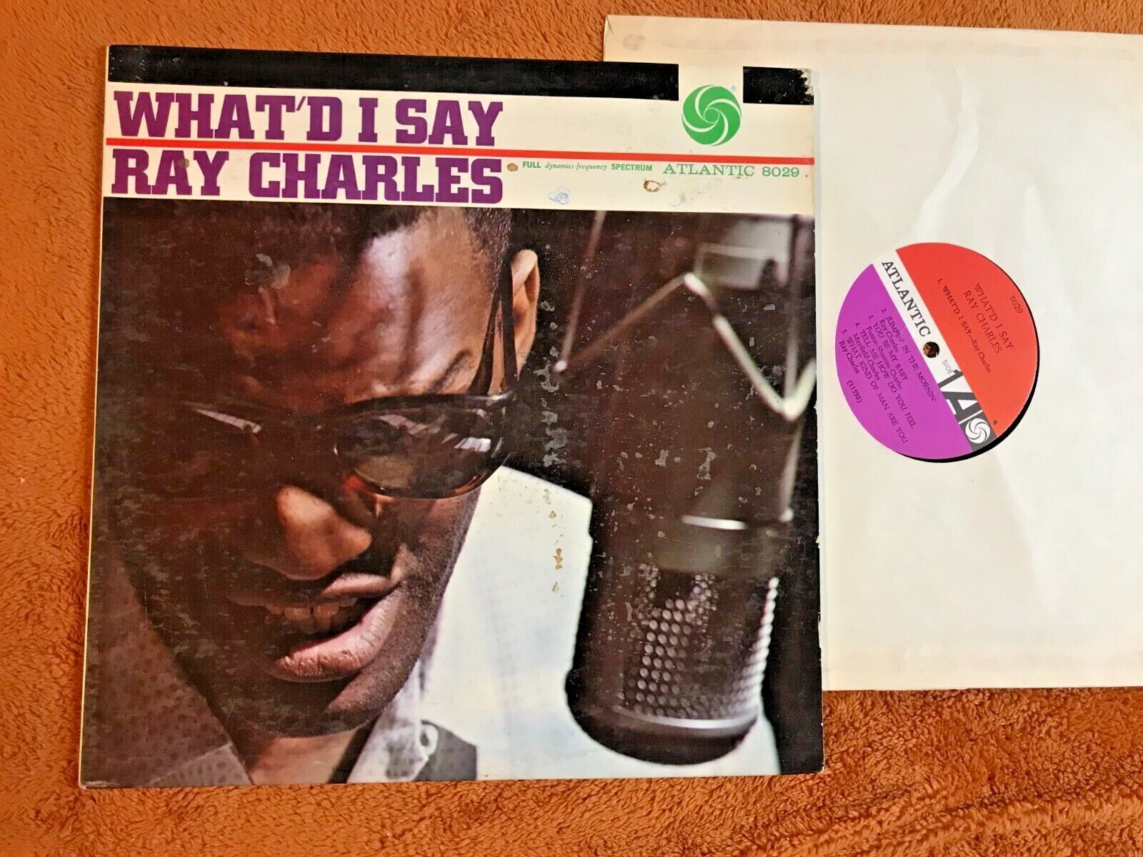 洋楽 RAY CHARLES WHAT'D I SAY ATLANTIC 8029 Ray Charles What'd I Say 1961 Mono LP 8029 Atlantic R&B Soul