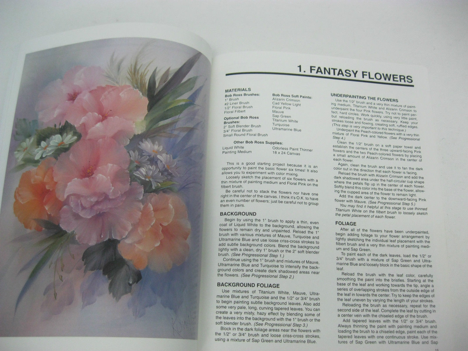 BOB ROSS PRESENTS ANNETTE KOWALSKI'S THE JOY OF PAINTING FLOWERS