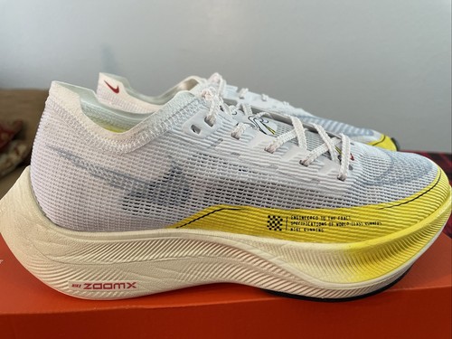 Nike ZoomX Vaporfly NEXT% 2 ホワイト/イエロー 2021 Nike ZoomX VaporFly Next% 2 White Yellow Strike SZ 5.5