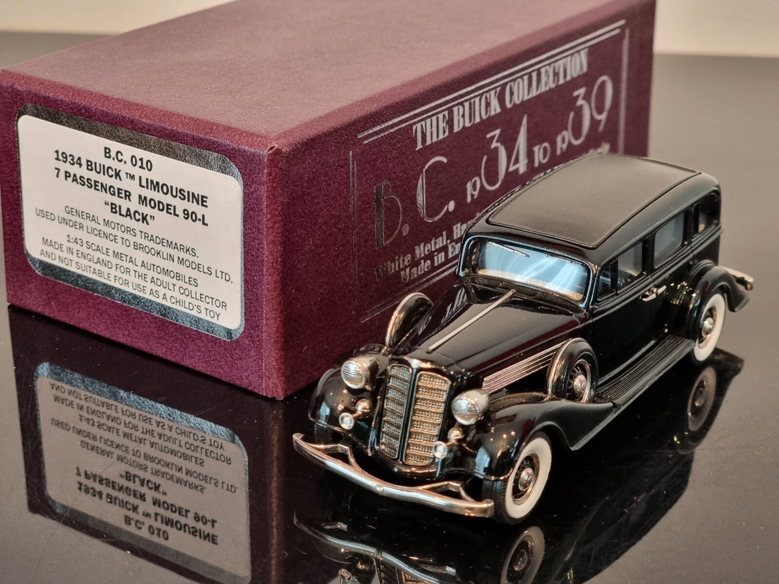 BROOKLIN MODELS NO.7 1934 ミニカー Brooklin Models 1934 Buick Limousine 7 Passenger Model 90-L