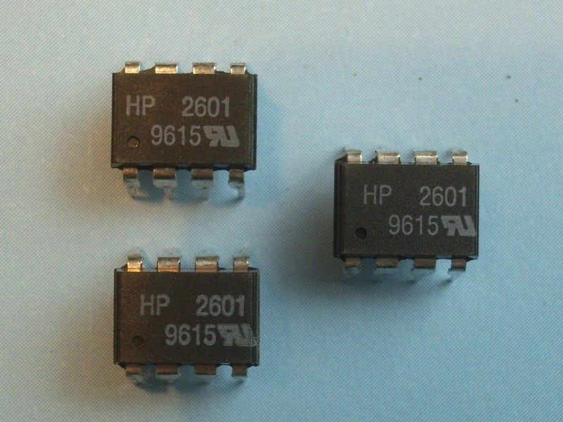 Lot Opto-Coupleur TrÃ¨S Rapide : 3 X Hcpl 2601 En BoÃ®Tier Dil 8 Broches