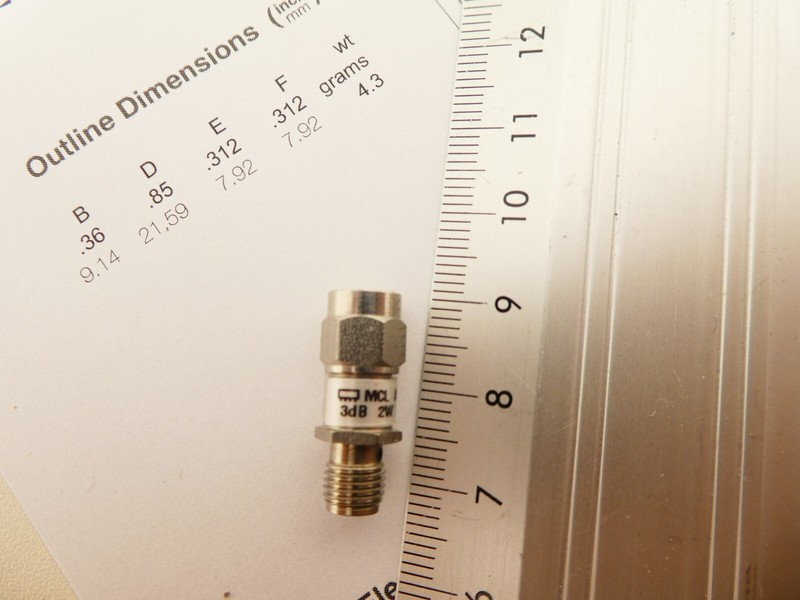 DÃ¤Mpfung Attenuator Mini-Circuits / Bw-S3w2+/ Dc - 18ghz / 3db / Sma (22-9-25-2)
