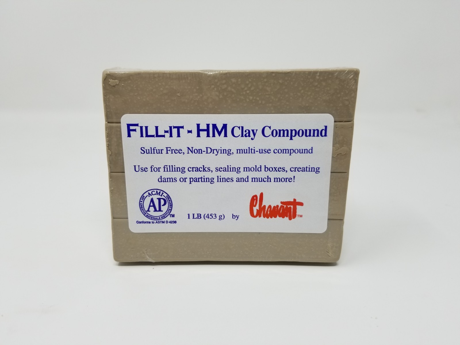 Chavant Fill-It Cream High-Melt (Mold Making Putty) 1 Lb