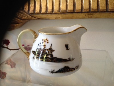 Hand Painted Nippon Tea Set White