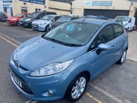 Ford Fiesta 1.25 Zetec 5 Door Blue Air Con Alloy Wheels 2009 59 Plate 