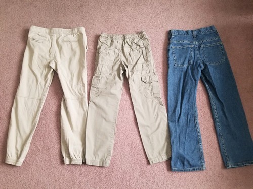 EUC Kids Boys Lot of 3 Pants Canyon River Blues Brooklyn Cloth Khaki Jeans