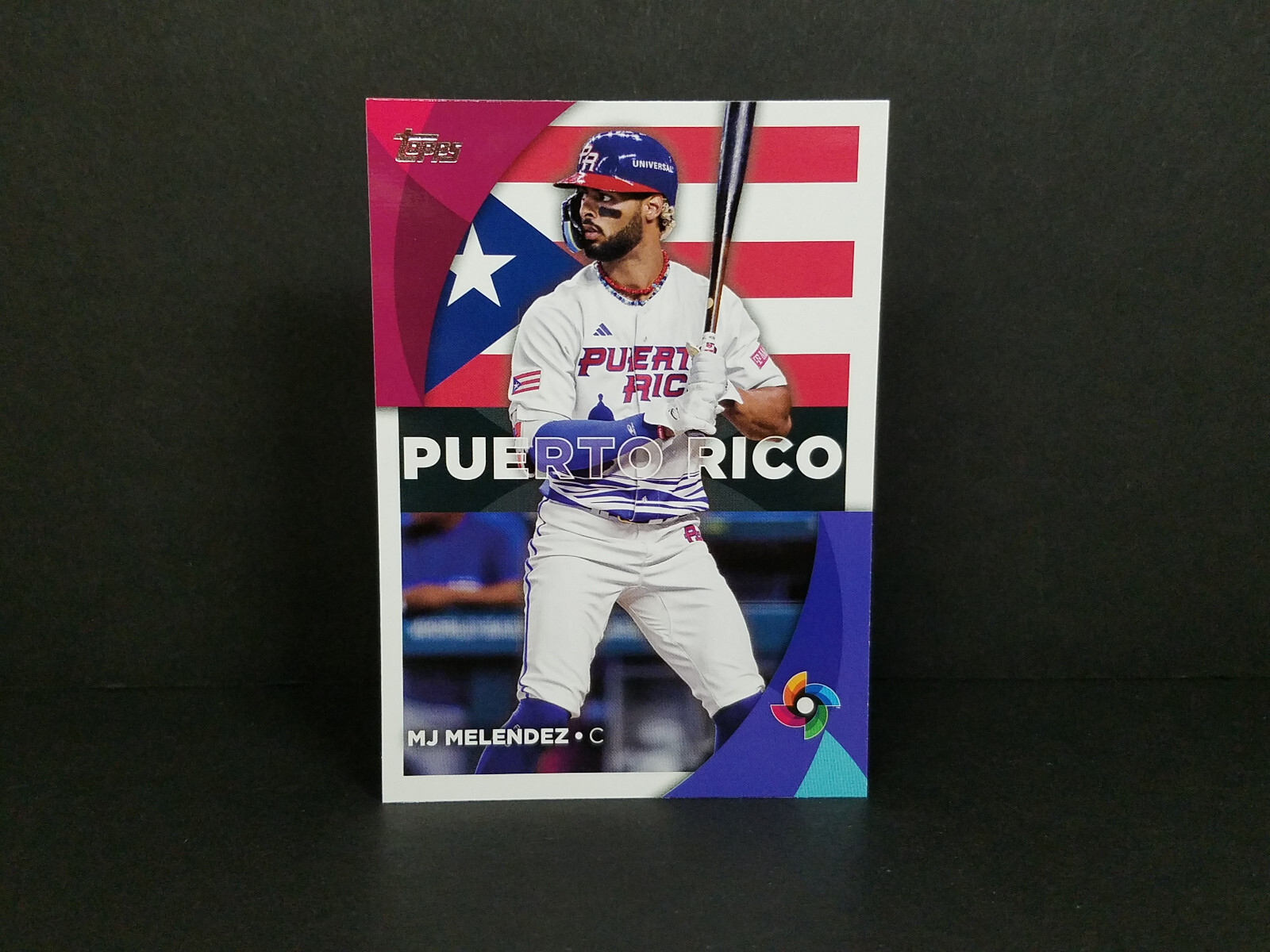 2023 Topps #WBC-51 MJ Melendez, Puerto Rico - World Baseball