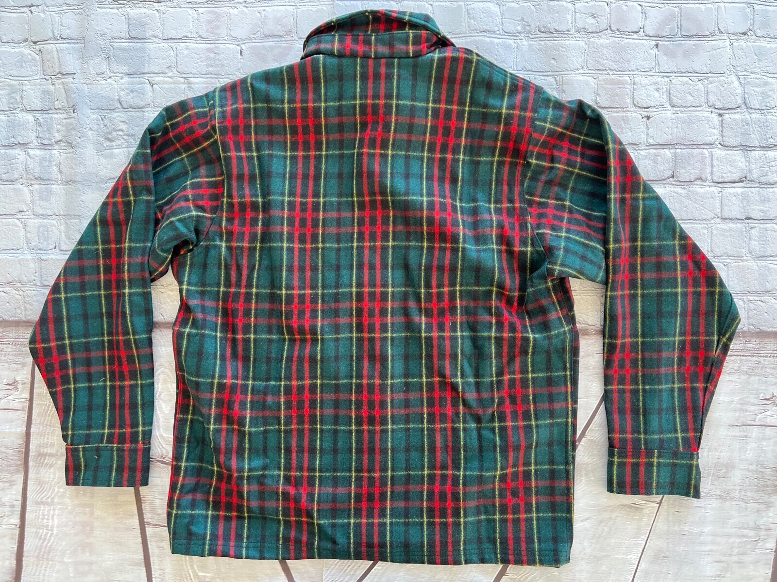 Pre-owned Filson Mens  100% Mackinaw Wool Plaid Jac Button Shirt Medium $350 In Multicolor