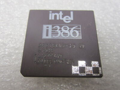 Intel i386 DX CPUセット Intel I386 DX With Motherboard and RAM Not Tested as Is - Etsy