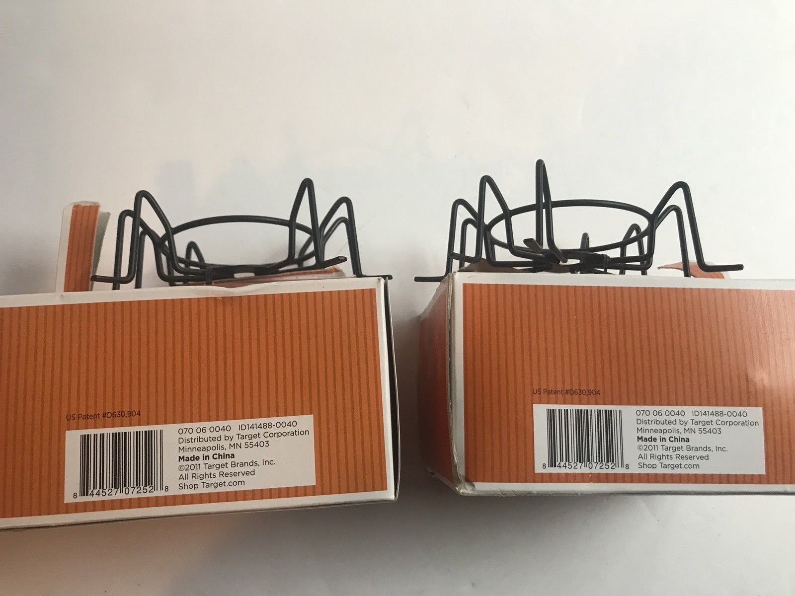 Cupcake Holder, Metal Wire Spider Cupcake Stands Set of 8 Halloween NEW