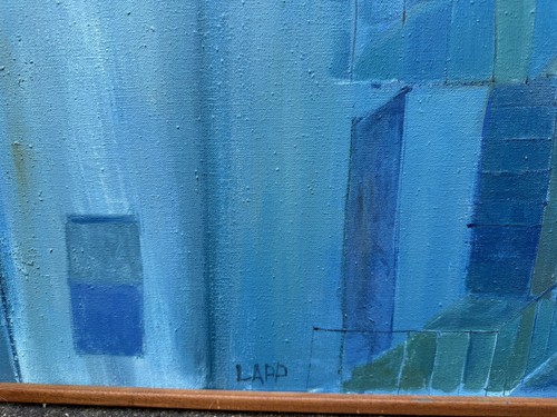 Maurice Lapp Original Painting Art California Artist Abstract Landscape 