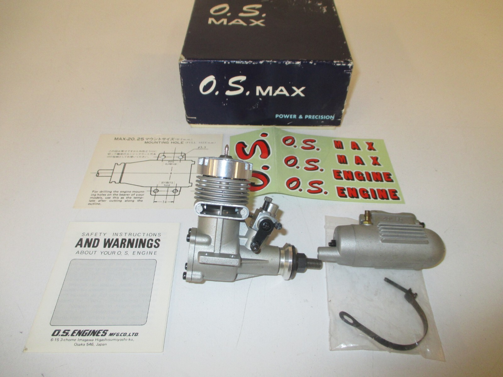 OS Engine - OS max 25 RC Glow motor - Pre Owned New! | eBay