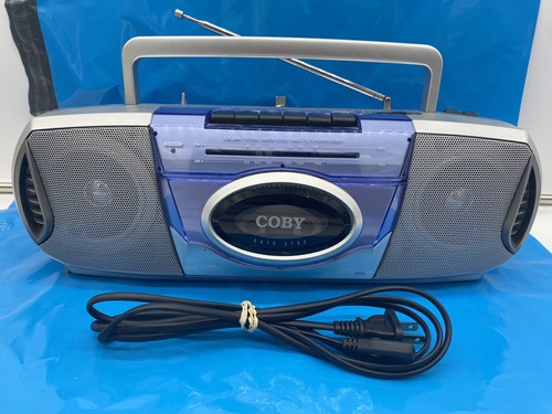 COBY CX-244 Portable Cassette Player/Recorder AM/FM Radio
