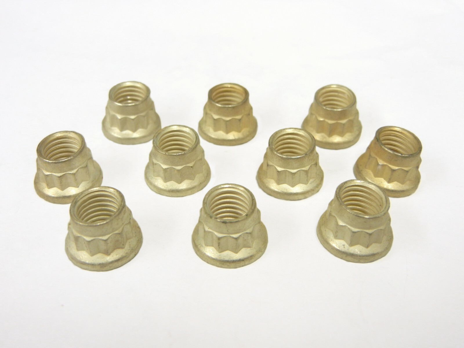 10 5/1624 AIRCRAFT EXHAUST 12 POINT LOCKING NUT SILVER PLATED LOCK eBay