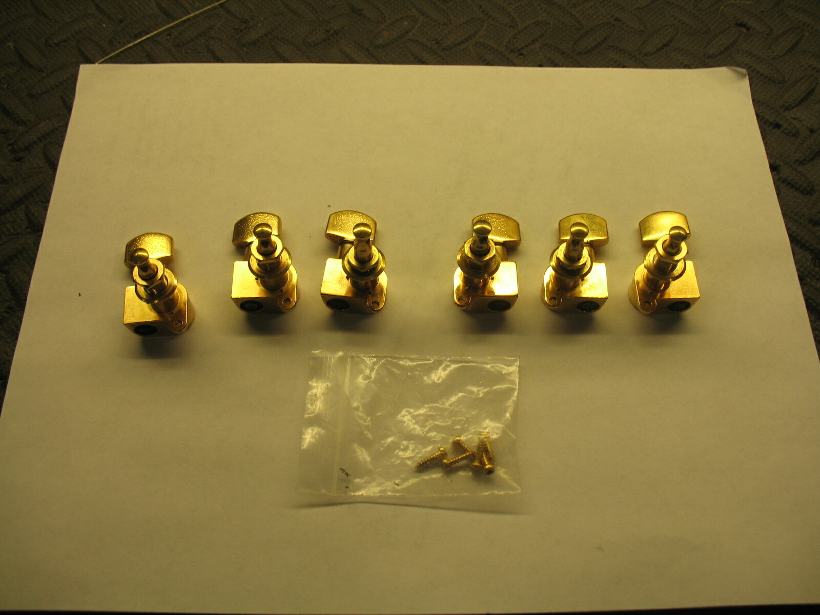 SCHALLER 3X3 GOLD MADE IN WEST GERMANY TUNERS WITH ALL HARDWARE