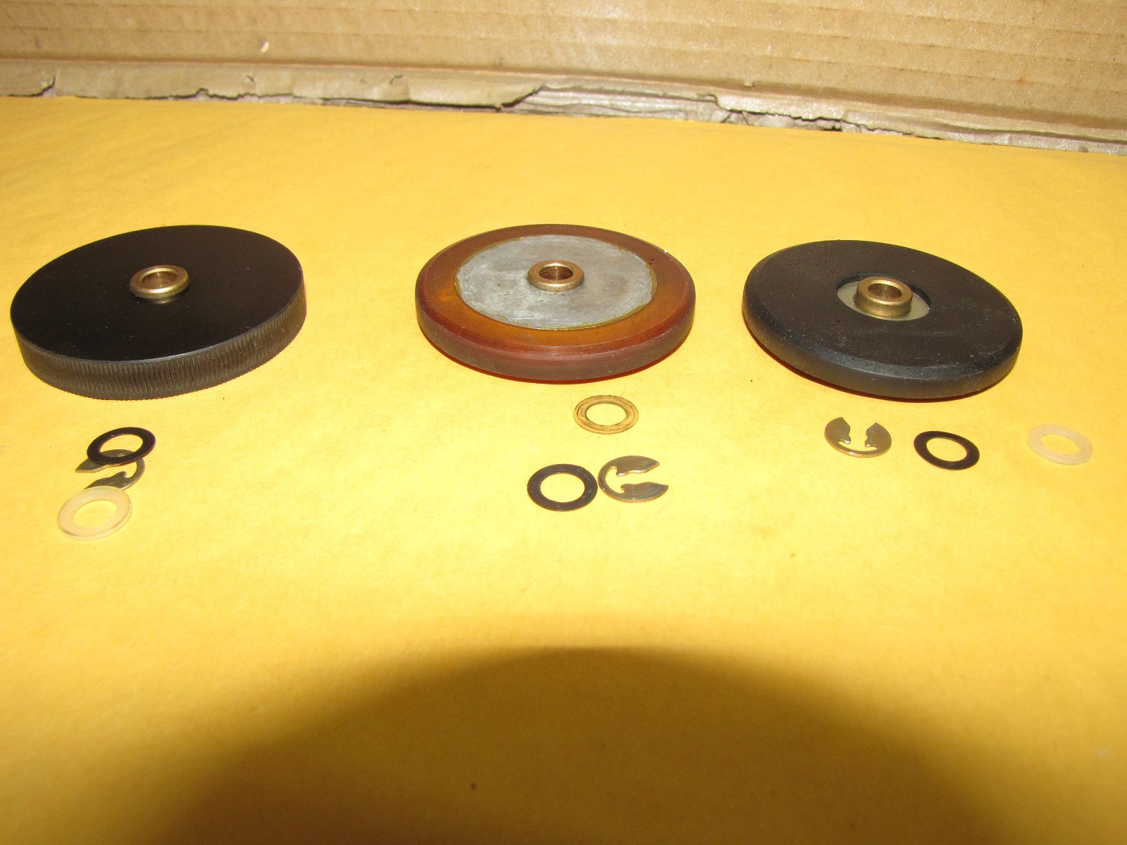 Vintage original parts Akai 4000DS MkII Reel to Reel 3X Drive Idler wheels