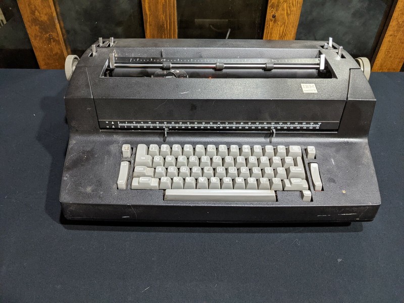 IBM typewriter photos of IBM Correcting Selectric II by year then