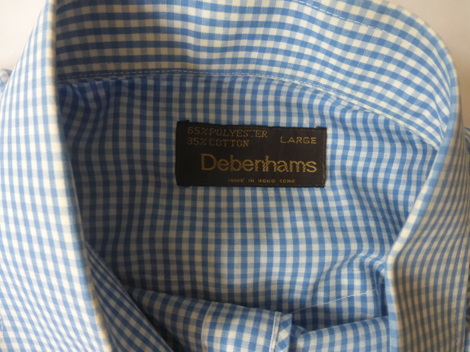Men's Debenhams Shirt Button Down Short 