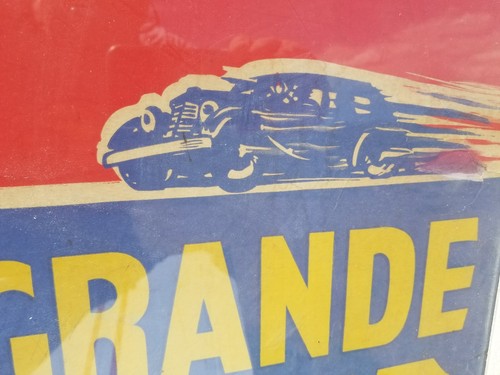 Rio Grande Cracked Gasoline Poster, original, framed