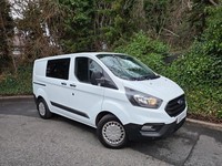 2018 68 FORD TRANSIT CUSTOM 2.0 TDCI ECOBLUE DCIV L1 H1 CREW VAN EURO6 EX POLICE