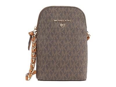 

MICHAEL Michael Kors Jet Set с подвеской, маленький чехол для телефона с цепочкой North/South через плечо