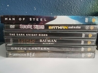 DC DVD Batman Superman Green Lantern Suicide Squad Super Heroes NEW Action Lot 6