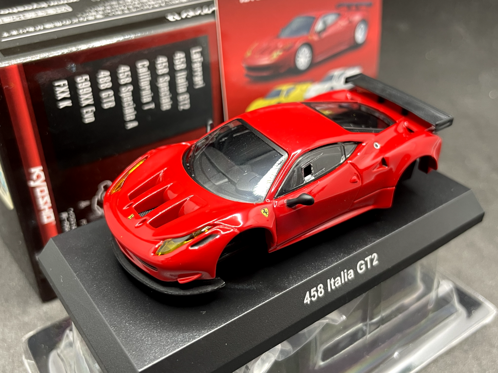 Speed GT 1/64 フェラーリ 458 GT2 1/64 Kyosho Ferrari Collection 12 458 Italia GT2 red diecast model